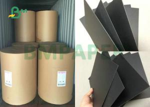 China Uncoated 800gsm 1000gsm 1200gsm Black Cardboard Sheet Paper For Rigid Box 70 x 100cm on sale