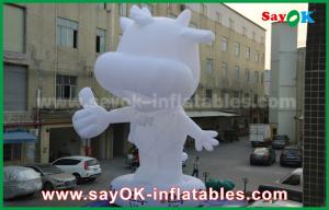 Wholesale Custom Inflatable Cartoon Characters White Cattle 10m Height from china suppliers