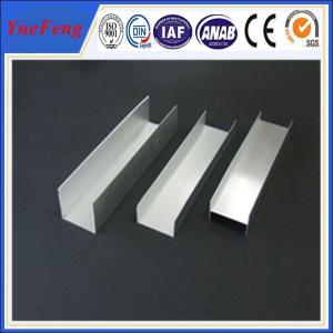 Wholesale 6061 T6 Aluminum Extrusion Channel Frame, C Channel Aluminum extruded from china suppliers