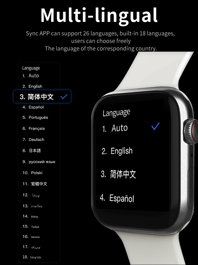 U98 Plus BT 5.0 Iwo5 Body Temperature Smartwatch Bluetooth Call