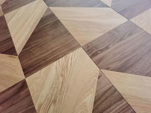 Wholesale Engineered Wood Parquet Flooring with UV Lacquer White Oak American Walnut from china suppliers