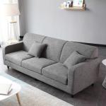 Guest Room Hotel Bedroom Furniture Fabric Sofa Customized Size / Color