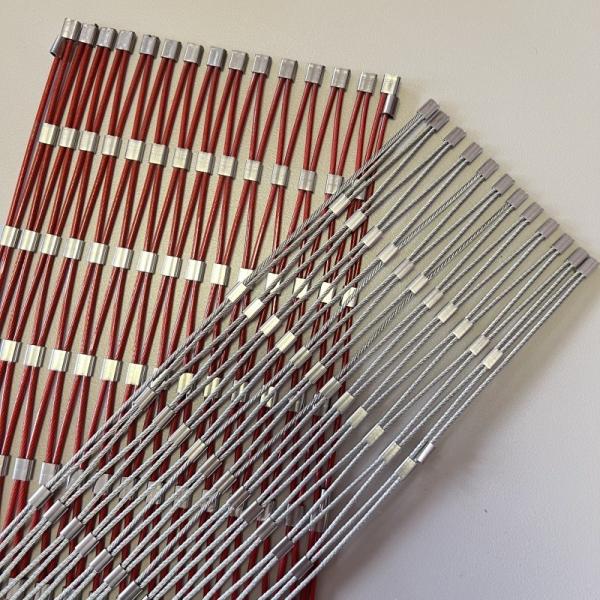 Quality Easy Install Flexible Cable Wire Rope X Tend Mesh Polish PVC Coated Black Oxide for sale