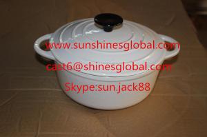 Wholesale Enamel Cast Iron Casserole/Cast Iron Enameled Cookware/ Enamel Cooker from china suppliers