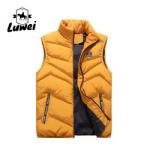 Winter Classic Plus Size Top Clothes Zipper Thick Utility Sleeveless Warm Cotton