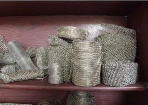 Wholesale 304 / 316 Knitted Stainless Steel Wire Mesh 20-700mm Width With Wire 0.01&quot; 0.009&quot; from china suppliers