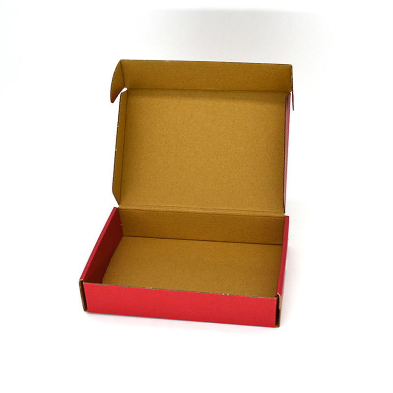 90d Red Corrugated Mailing Boxes Glossy / Matt Lamination With Logo