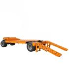 Hydraulic Ramp System Low Bed Draw Bar Full Trailer for Sale