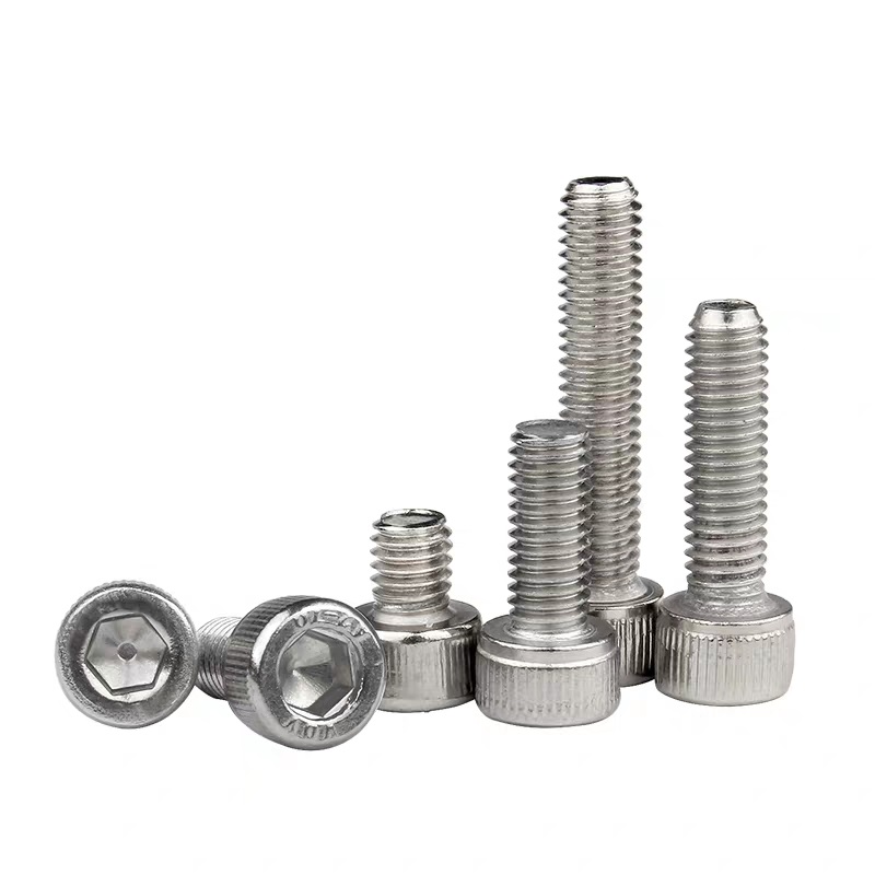 DIN912 Standard Plain Finish Hexagon Socket Head Cap Screw Bolt M2 M2.5 M3 M4 M5 M6 M8