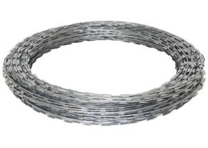 Wholesale Eco Friendly Cross Razor Wire Hot Dipped Galvanized For Fence 5-25kg / Roll from china suppliers
