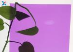 Translucent Purple Plexiglass Colour Plastic Sheet 1.2g/cm3 Density