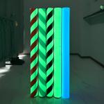 2-12h Waterproof Self Adhesive Photoluminescent Sheeting 1.22*45.72m For Safety