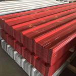 0.12mm Galvanized Steel Corrugated Roofing Sheets ASTM A653 Prepainted Metal