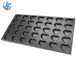 RK Bakeware China-Silicone Glazed 32 Cups Hot Dog Bun Pan For Industrial