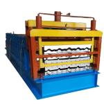 High Speed North America Market Mexico Roof Sheet Double Layer Roofing Tile