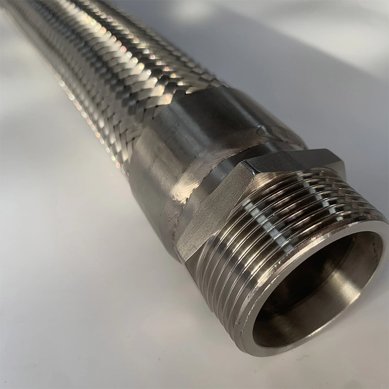 1-2 Layers Flexible Metal Braided Hose 6 Inch 8 Inch 4 Inch 5 Inch