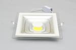 Indoor Lighting Recessed Mounted Square Slim Led Commercial Glass Panel Light