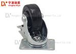 Anti Static Plate Caster Wheels For Hand Cart / Lean Tube Shelves