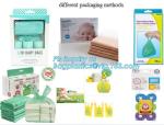 Amazon hot sale scented disposable Nappy sacks bag baby diaper bag, Eco-Friendly
