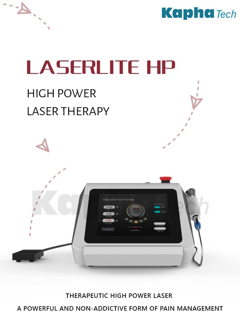 High Power Laser Therapy Machine 1064Nm Penetrate Deeper Tssue 980Nm Relieves Muscles