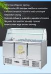 Stainless Steel 3 Doors Worktable Chiller GN1/3 Industrial Refrigeration