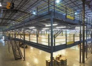 Wholesale Epoxy Powder Coated Factory Mezzanine Floors , Q235 Steel Mezzanine Racks from china suppliers