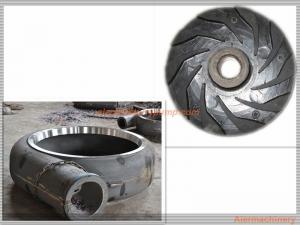 Wholesale Rubber Lined Impeller Pump Parts , Pump Impeller Replacement Anti - Corrison from china suppliers