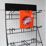 Mini Metal Wire Display Rack , Wire Mesh Display Stands For Battery Earphone