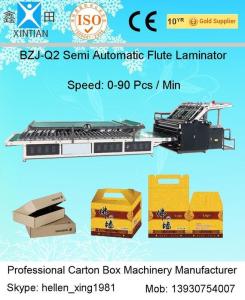 Wholesale High Speed Semi-Auto Laminating Machine Adsorption Carton Stapler Machine from china suppliers