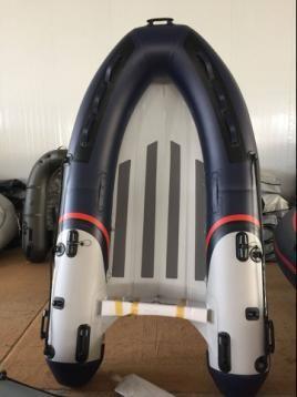 Aluminum hull stepped 3 person fishing boat single V shape layer light weight