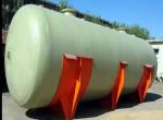 Vertical / Horizontal FRP Chemical Tank Hydrochloric Acid Sulfuric Acid Alkali