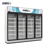 Automatic Defrost 3/4 Glass Door Refrigerator Upright Display Cooler