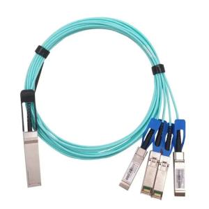 Wholesale 40G QSFP+ TO 4×SFP+ Breakout Active Optical Cable MMF from china suppliers