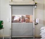 Stainless Steel Pvc Rapid Roller Doors Automation Shutter 220V Warehouse Clean