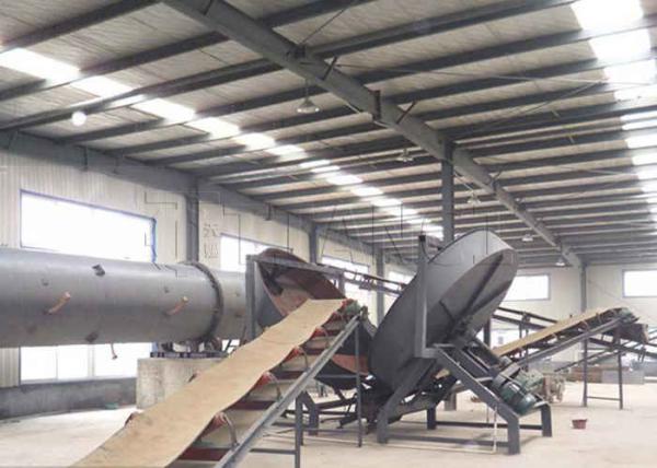 Organic Manure Fertilizer Production Line Disc Granulator For Animal Manure To