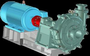 Wholesale Rustproof Centrifugal Sludge Pump , 55kw Cement Slurry Pump 125ZBD-630 from china suppliers