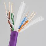 24AWG HDPE Cat6 Patch Cord 90° Bending Injection Molded Boot UTP