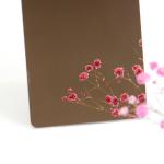 Astm 201 Stainless Steel Sheet Titanium Gold Mirror Coated 0.3mm Thickness