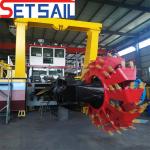 Inland Dredging Equipment Bucket Wheel Suction Dredger with 800m-5000m Discharge