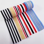 Wide 4CM Jacquard Striated Ribbon For Underwear Waistband Jacquard Elastic Band