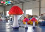 Waterproof 2m Blow Up Mushroom With Air Blower For Stage Decoration