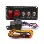 Racing Only Switch Panel 2 3 4 Hole Rated Current 300A In Red For B2B Buyer