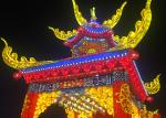 Big Fabric Chinese Lanterns 110V / 220V Powered Customization Support
