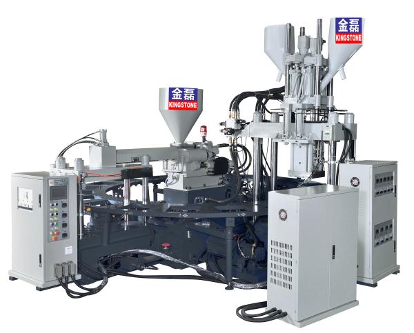 Three Colors Pvc Air Blowing Injection Machine , Jelly Shoes Sandals Making