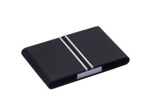 Wholesale Metal Slim Name Card Holder With Snap Closure Holds Up To 50 Business Cards Compact Design from china suppliers