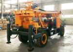 Heavy Duty Water Well Drilling Rig Trailer Mounted For Mud And Air Drilling