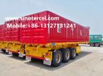 3 Axle Tipper Semi Trailer 40-60 Tons For Mining