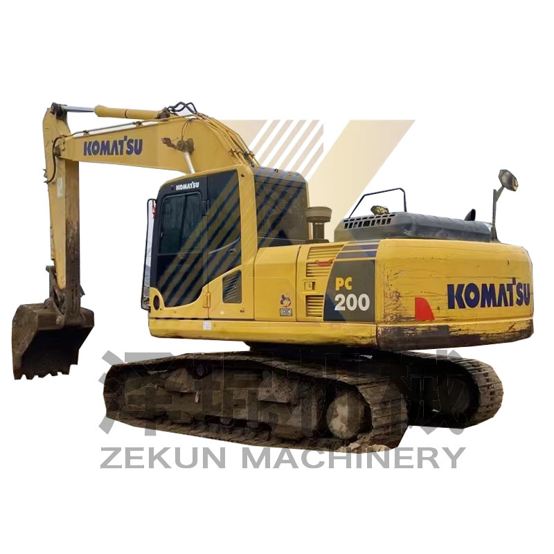 20TON Second Hand Komatsu PC200-7 Crawler Digger in Excellent Condition