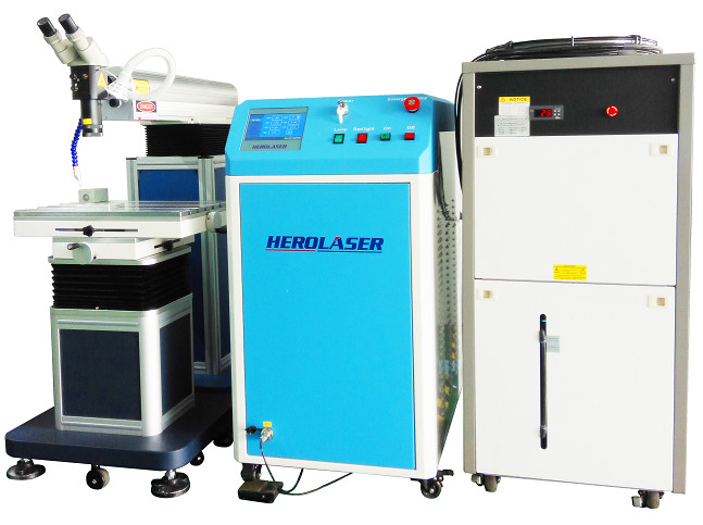 Crane Arm Precision 0.1mm Mould Laser Welding Machine With Wheels