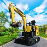 ZHONGMEI Farm Use Small Digger Earth Moving Machinery Mini Crawler Excavator